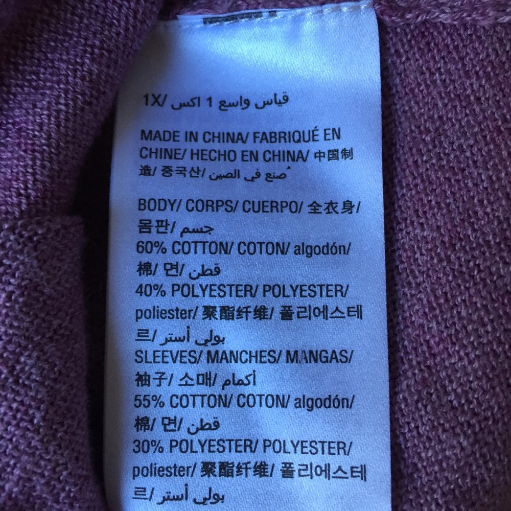 Style & Co Maeve V Neck Sweater 1X - Picture 7 of 8